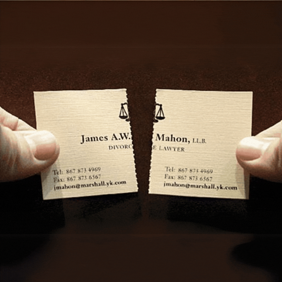 Divorce Lawyer Business Card